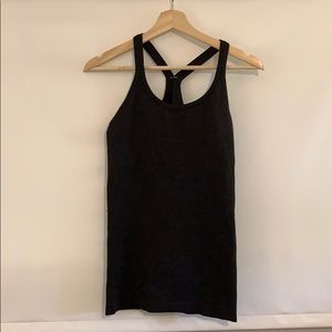 Lululemon racerback tank, dark grey